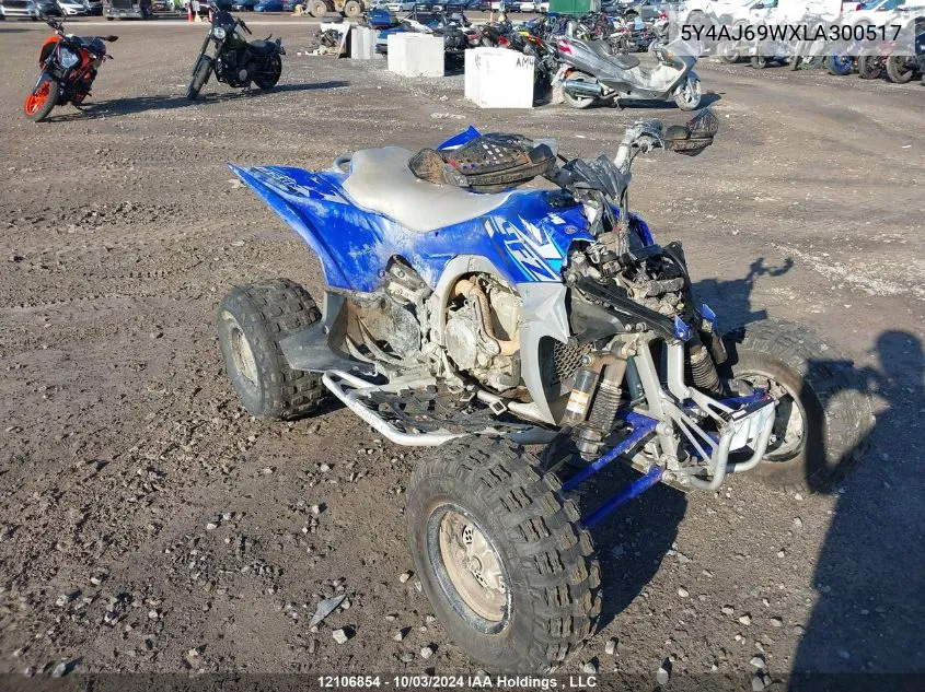 2020 Yamaha Yfz450 R VIN: 5Y4AJ69WXLA300517 Lot: 12106854