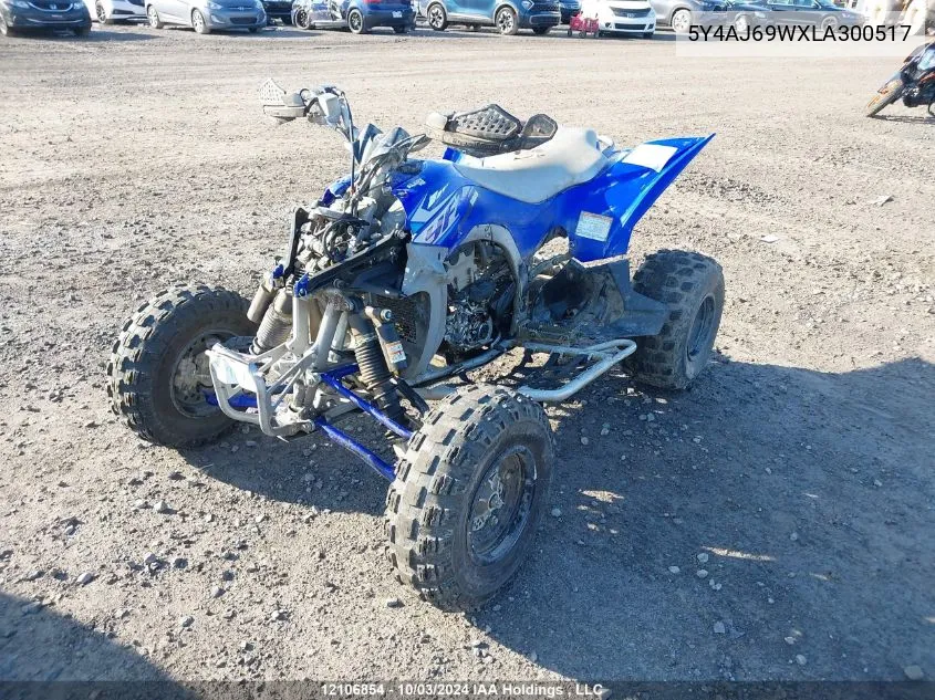 2020 Yamaha Yfz450 R VIN: 5Y4AJ69WXLA300517 Lot: 12106854