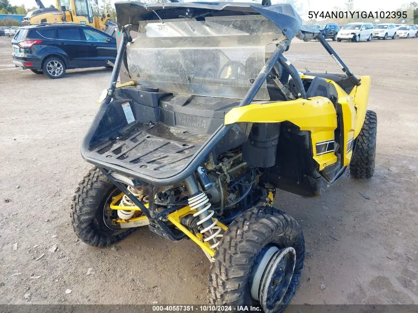 2016 Yamaha Yxz1000 Se VIN: 5Y4AN01Y1GA102395 Lot: 40557351