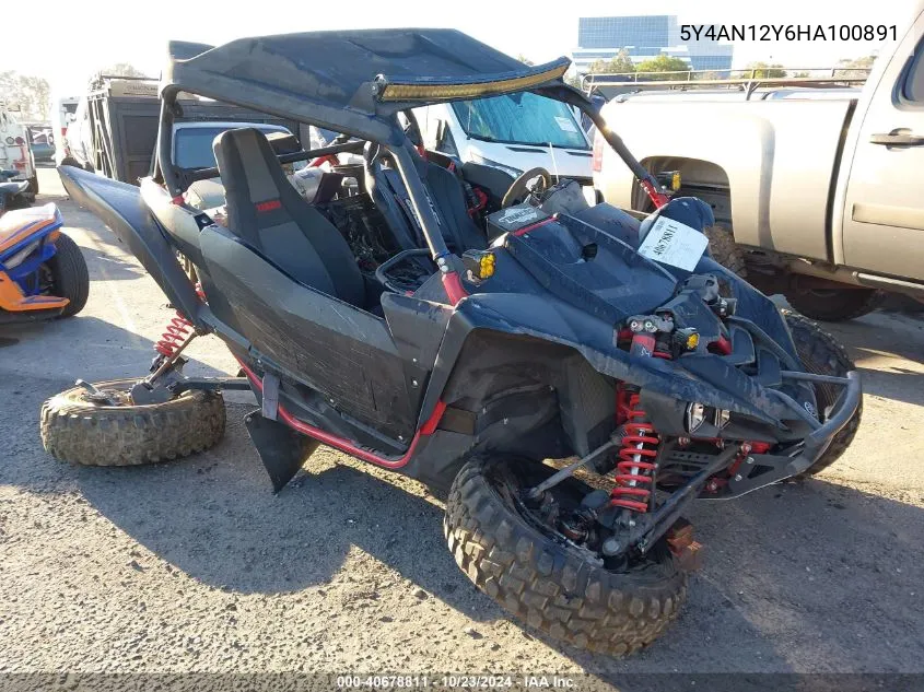 2017 Yamaha Yxz1000 Ets VIN: 5Y4AN12Y6HA100891 Lot: 40678811