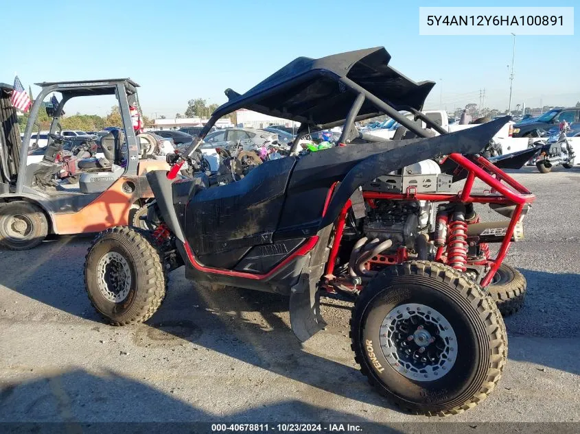 2017 Yamaha Yxz1000 Ets VIN: 5Y4AN12Y6HA100891 Lot: 40678811