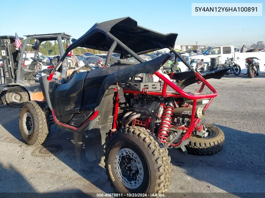 2017 Yamaha Yxz1000 Ets VIN: 5Y4AN12Y6HA100891 Lot: 40678811