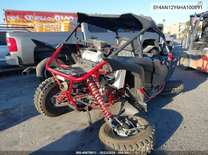 2017 Yamaha Yxz1000 Ets VIN: 5Y4AN12Y6HA100891 Lot: 40678811