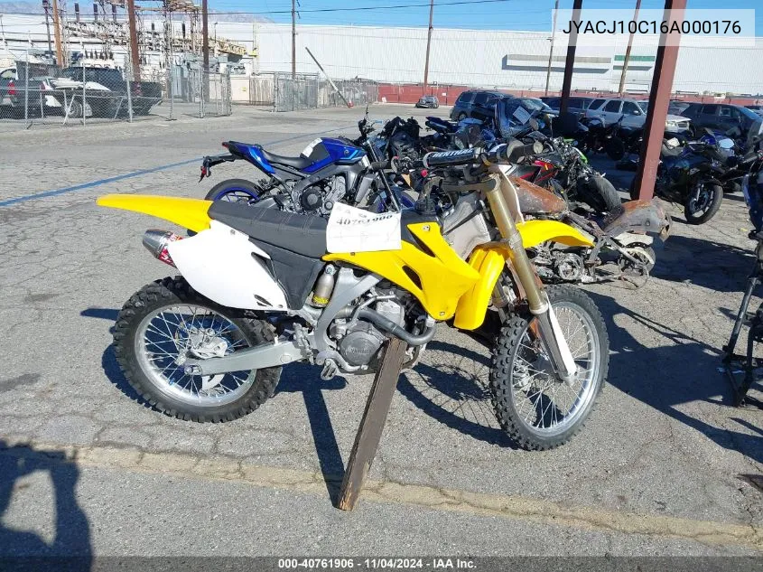 2006 Yamaha Yz450 F VIN: JYACJ10C16A000176 Lot: 40761906