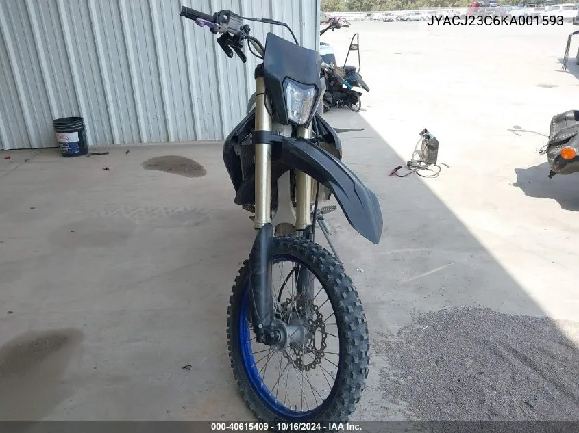 2019 Yamaha Yz450 F VIN: JYACJ23C6KA001593 Lot: 40615409