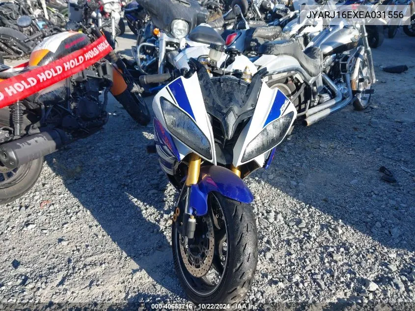 2014 Yamaha Yzfr6 VIN: JYARJ16EXEA031556 Lot: 40653716