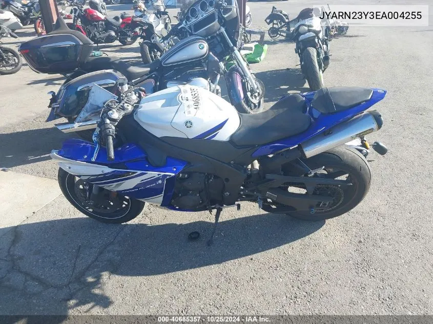 2014 Yamaha Yzfr1 C VIN: JYARN23Y3EA004255 Lot: 40685357