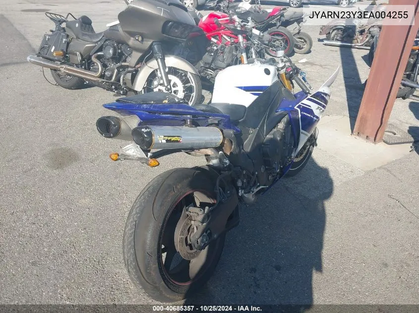 2014 Yamaha Yzfr1 C VIN: JYARN23Y3EA004255 Lot: 40685357