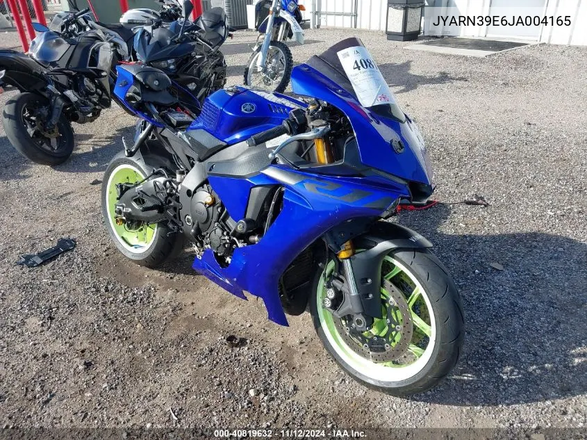 2018 Yamaha Yzfr1 VIN: JYARN39E6JA004165 Lot: 40819632